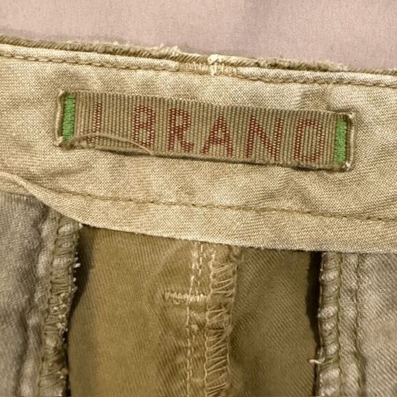 J Brand Women's Olive Green Button Fly Chino Pants Army Green Pockets Size 29 - Picture 6 of 15